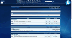 Desktop Screenshot of forums.mediacentermaster.com