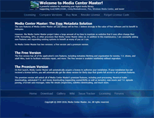 Tablet Screenshot of licensing.mediacentermaster.com